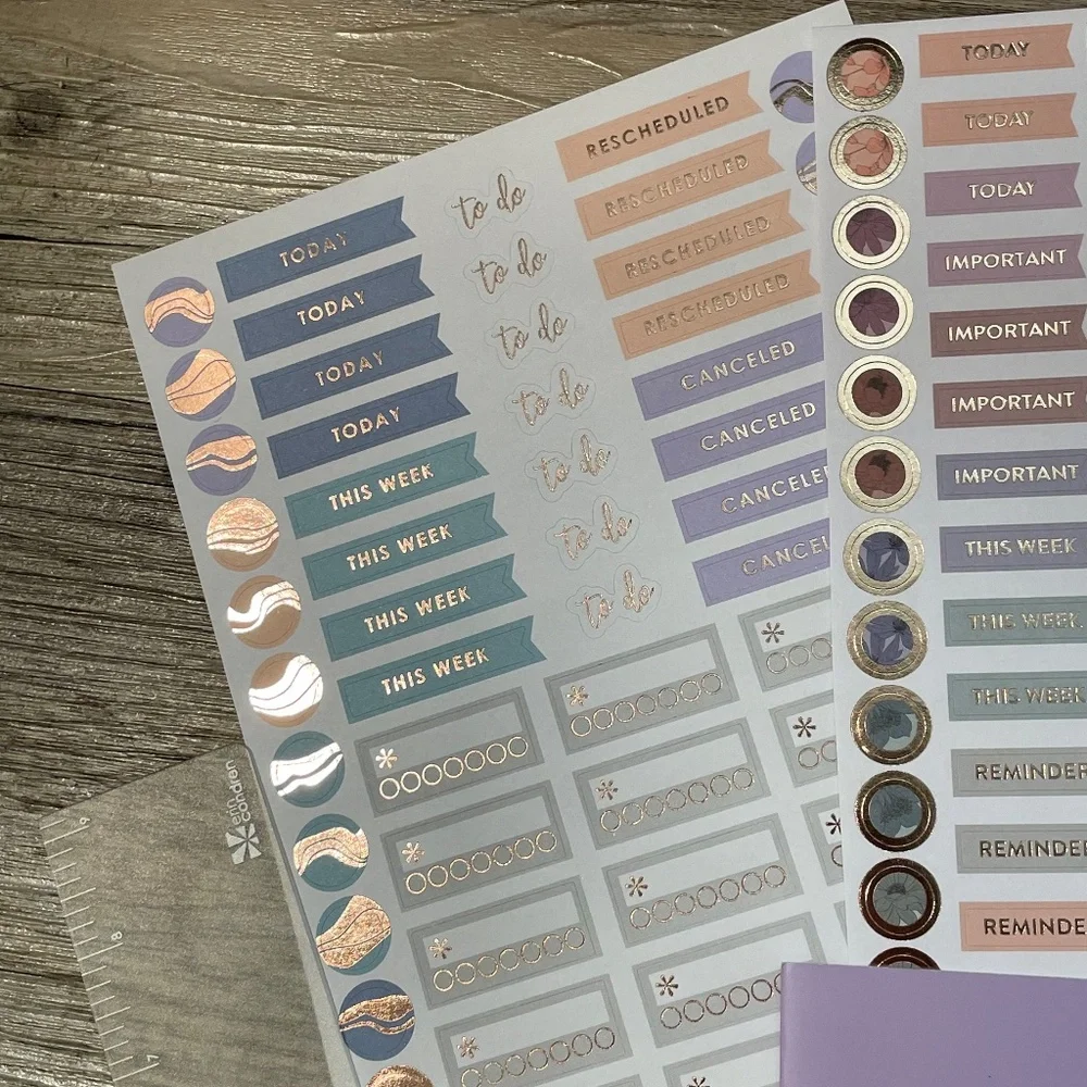 Erin Condren Bundle of Sticker Sheet perfect for Journals/Planners/Calendars